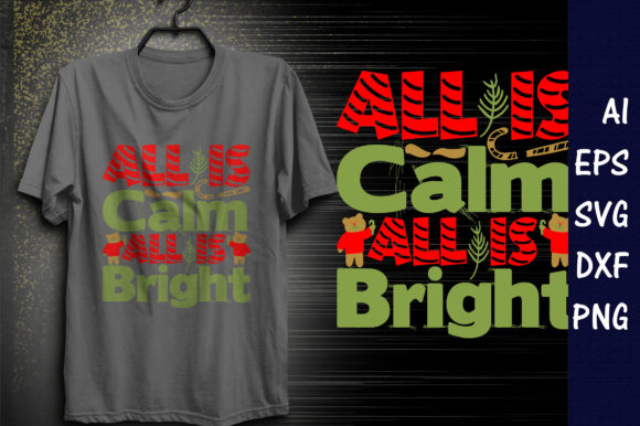 Review: Christmas Quote SVG Design, All is Calm