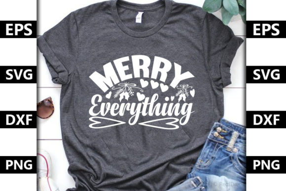 Reviewing the Christmas Quote SVG Design: Merry Everyt
