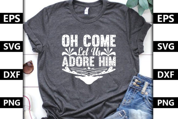 Reviewing the Oh Come Let Us Adore Him SVG for Embroidery